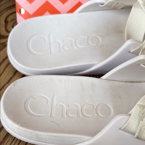 Chaco Ivory Sandals with Adjustable Straps - Picture 3 of 5